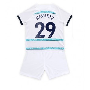 Chelsea Kai Havertz #29 kläder Barn 2022-23 Bortatröja Kortärmad (+ korta byxor)